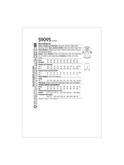 Simplicity Men's Tudor Costume Sewing Pattern, S9095 - view 2, Bb