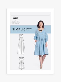 Simplicity Misses' Empire Dress Sewing Pattern, S8910, R5