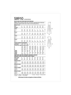 Simplicity Misses' Empire Dress Sewing Pattern, S8910 - view 2, R5