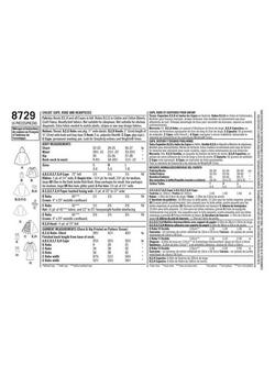 Simplicity Child's Halloween Costumes Sewing Pattern, S8729, A - view 2, Multi