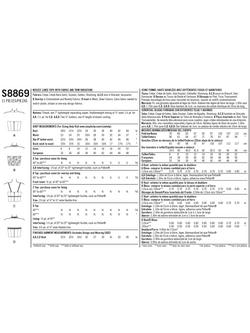 Simplicity Misses' Close Fitting Tops Sewing Pattern, S8869, H5 - view 2, Multi