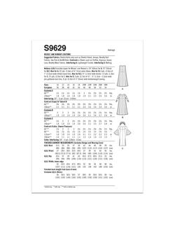 Simplicity Misses' and Women's Costume Gown Sewing Pattern, S9629 - view 2, Bb