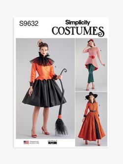 Simplicity Misses' Halloween Costumes Sewing Pattern, S9632, H5