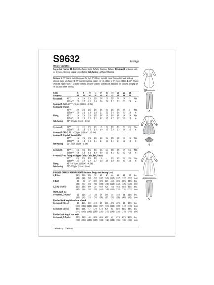 Simplicity Misses' Halloween Costumes Sewing Pattern, S9632 - view 2, H5