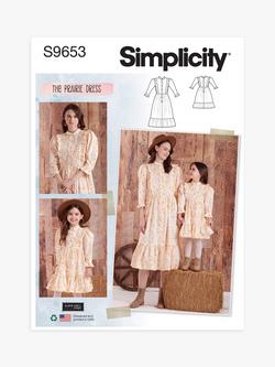 Simplicity Misses' and Children's Prairie Dress Sewing Pattern, S9653, Multi