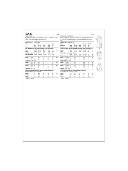 Simplicity Misses' Ponchos Sewing Pattern, S9649A - view 2, Multi