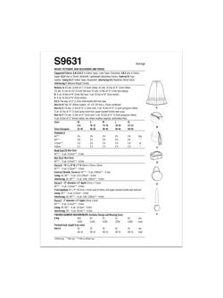 Simplicity Misses' Pettiskirt and Accessories Sewing Pattern, S9631 - view 2, Multi