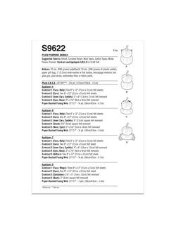 Simplicity Plush Pumpkin Animals Sewing Pattern, S9622 - view 2, Multi