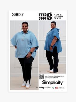 Simplicity Mimi G Women's Hoodies and Leggings Sewing Pattern, S9637, W3