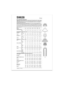 Simplicity Misses' Costume Skirt, Pants and Shorts Sewing Pattern, S9628 - view 2, R5