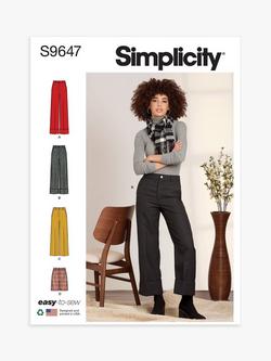 Simplicity Misses' Trousers and Shorts Sewing Pattern, S9647, R5