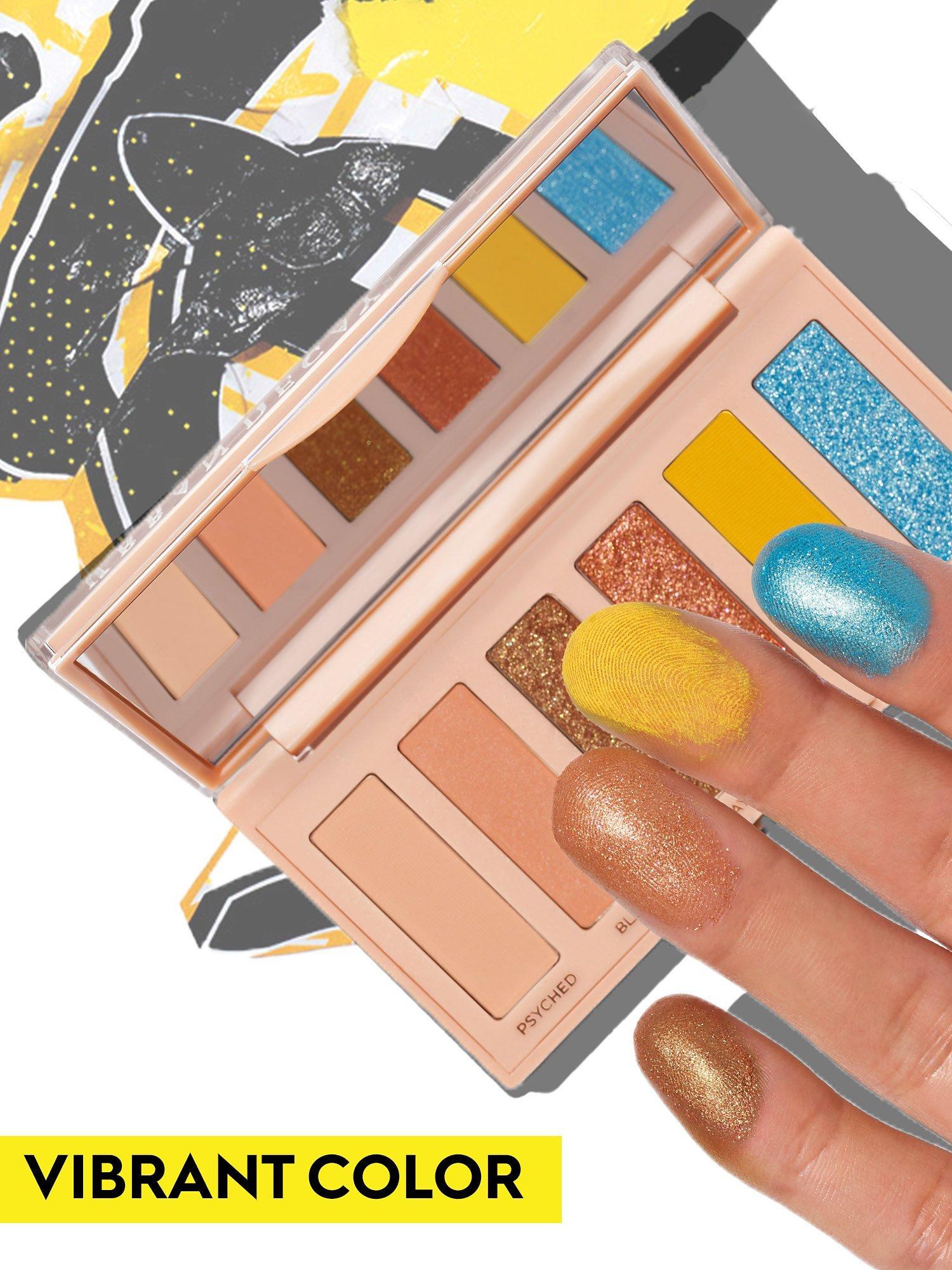 Product image 5 of 8, which shows Urban Decay x Smiley Naked Mini Eyeshadow Palette, Mucho Happy
