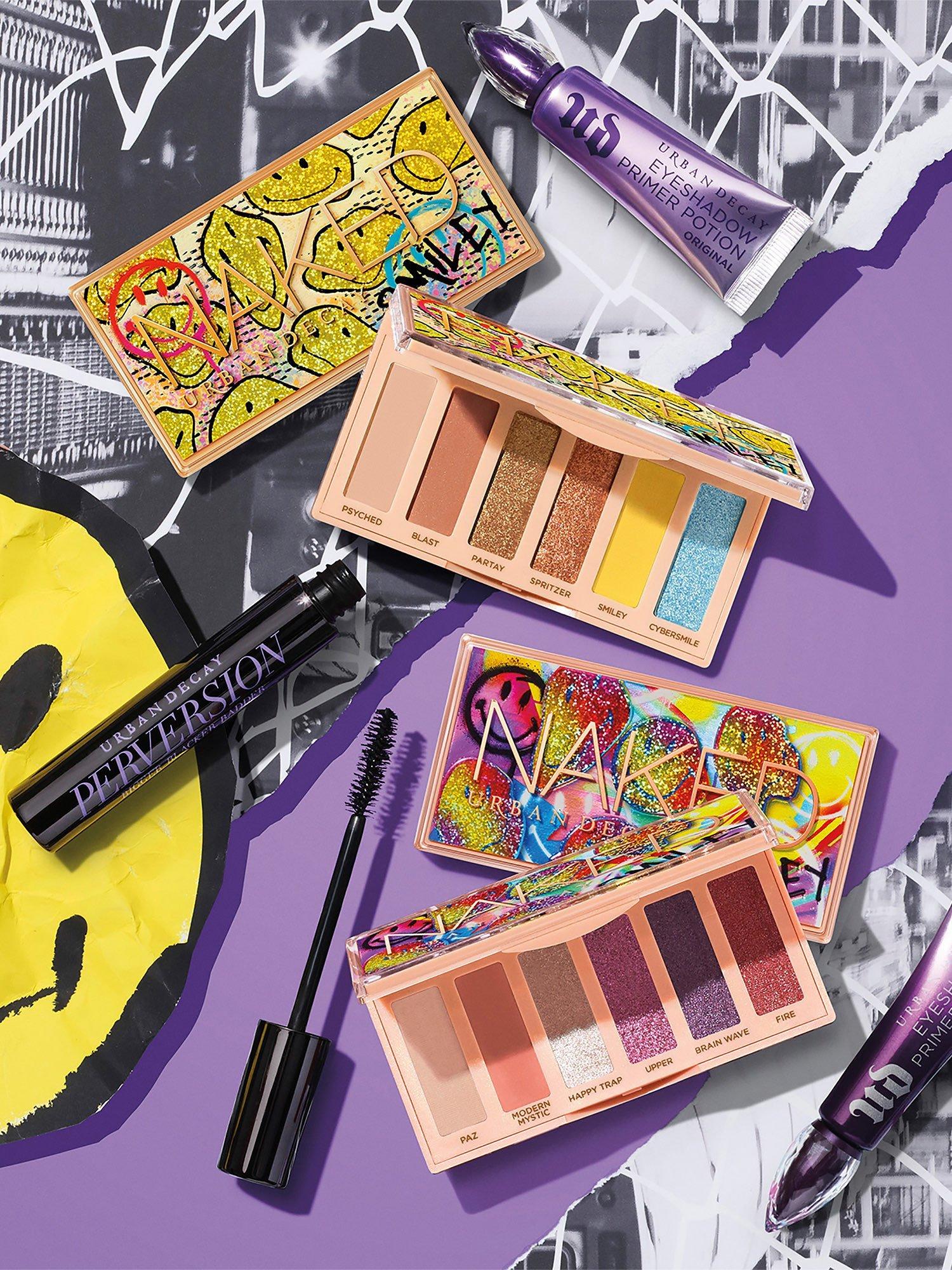 Product image 7 of 8, which shows Urban Decay x Smiley Naked Mini Eyeshadow Palette, Mucho Happy