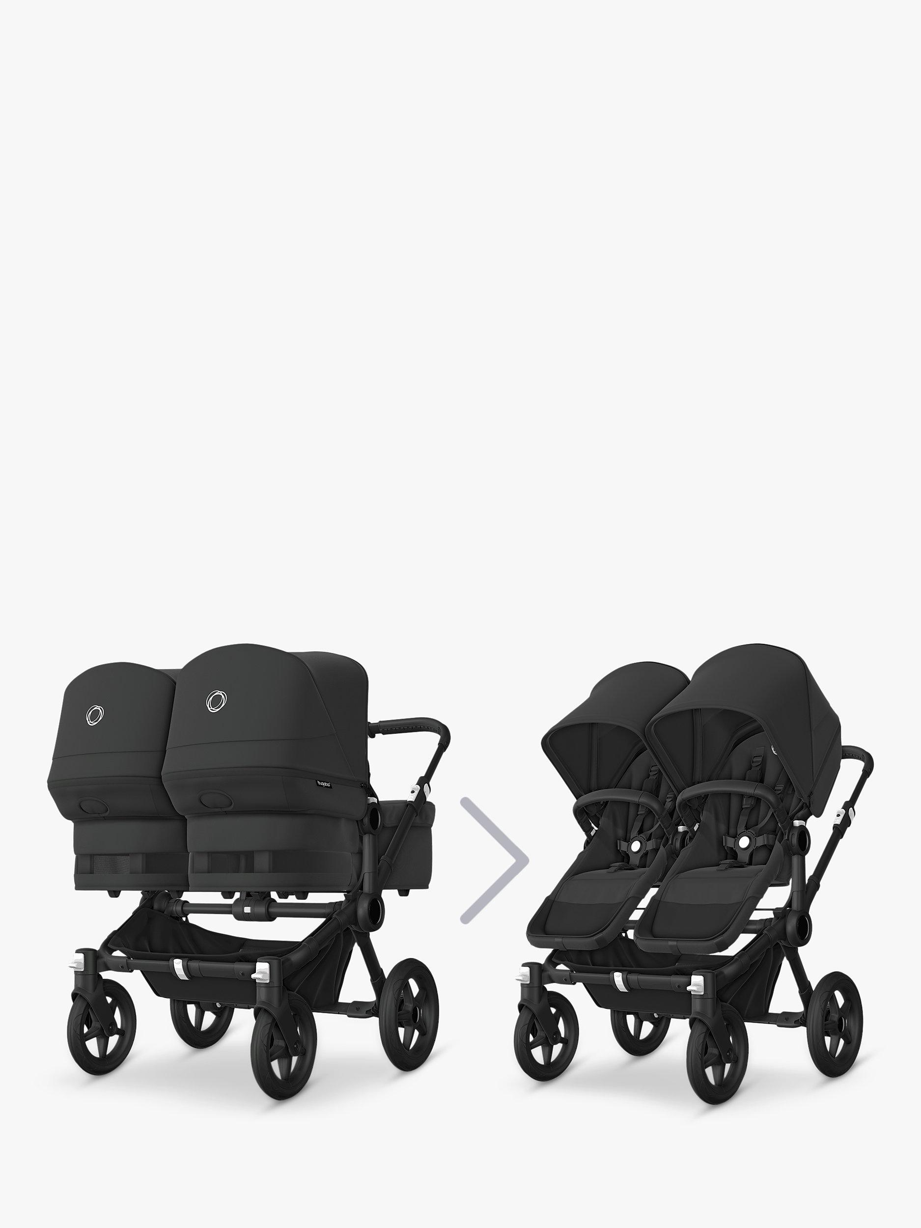 Bugaboo Donkey 5 Twin Pushchair Carrycot Midnight Black