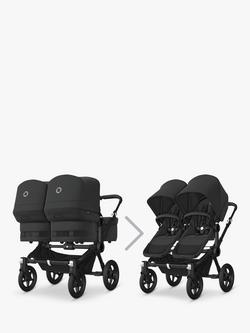 Bugaboo Donkey 5 Twin Pushchair & Carrycot - view 2, Midnight Black