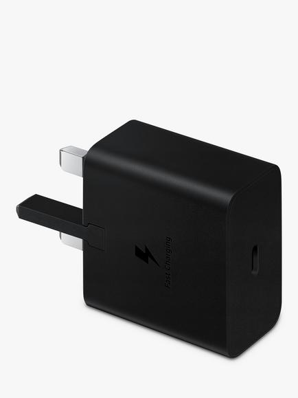 Samsung Adaptive Fast Charger, USB Type-C (No Cable), 15W, Black, Black
