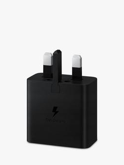 Samsung Adaptive Fast Charger, USB Type-C (No Cable), 15W, Black - view 2, Black