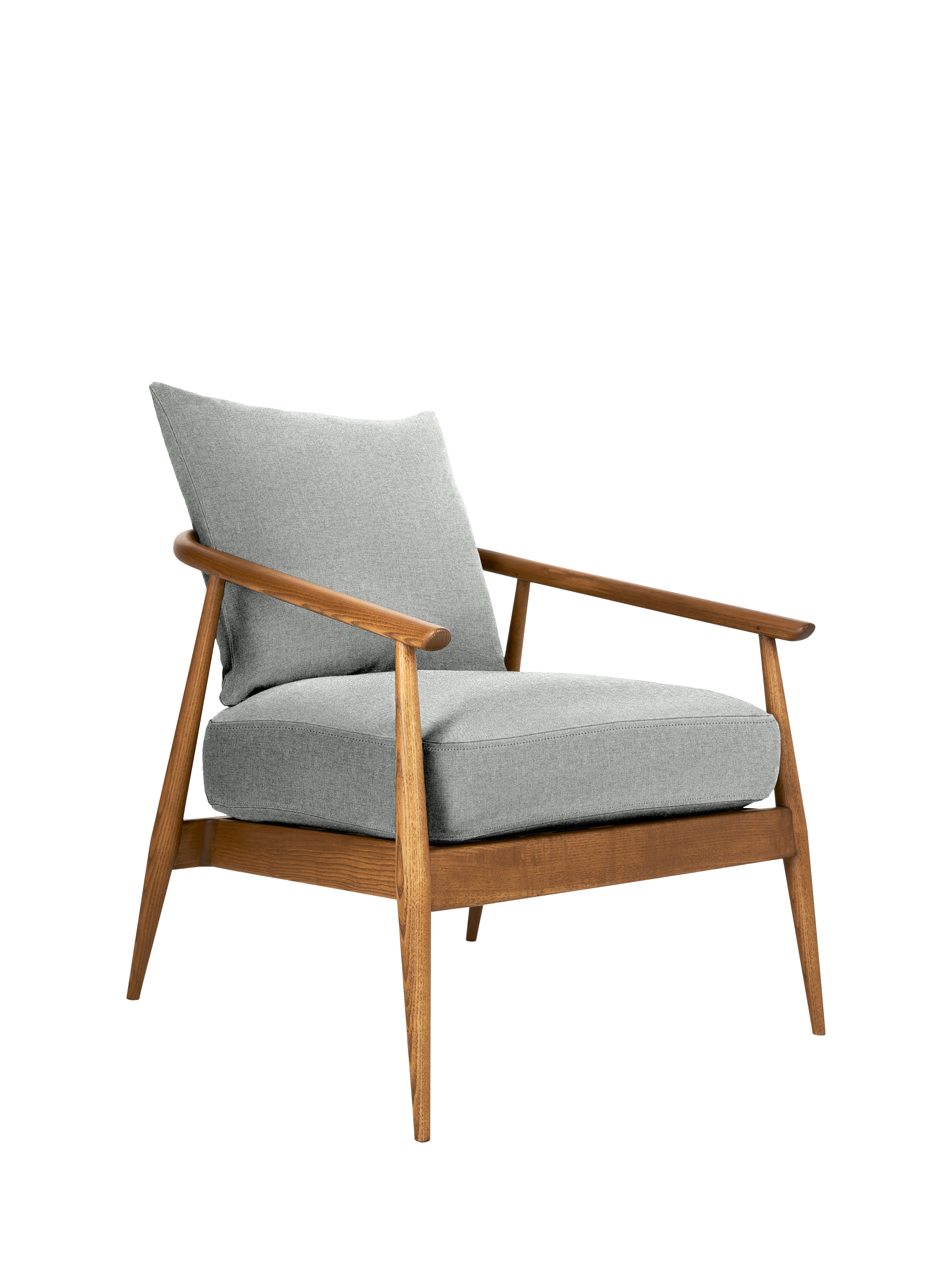 Hazlemere Range, ercol for John Lewis Hazlemere Armchair, Vintage Ash Leg, Pumice