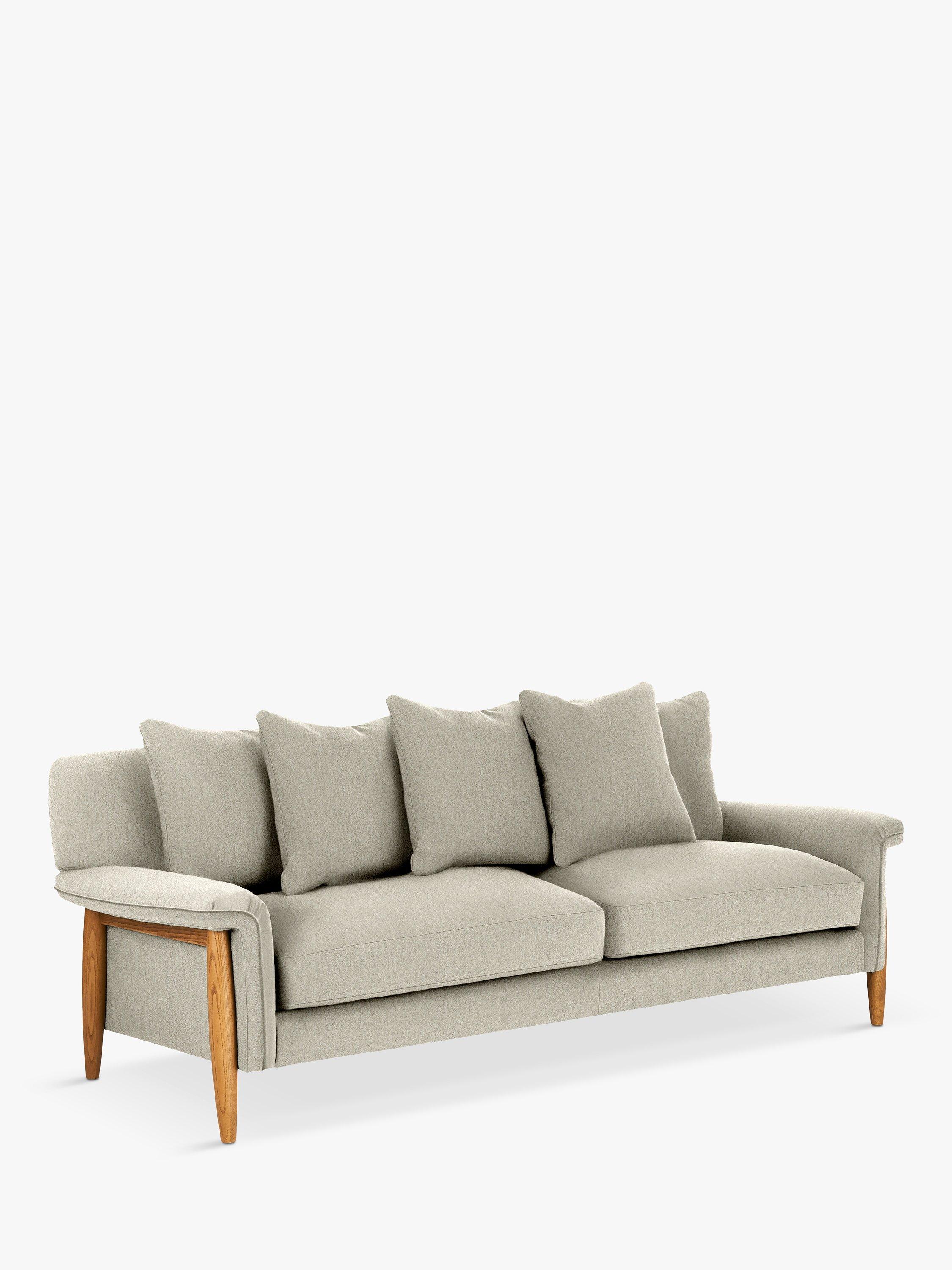 Sorrento Range, ercol for John Lewis Sorrento Large 3-Seater Sofa, Vintage Ash Leg, Boucle Natural