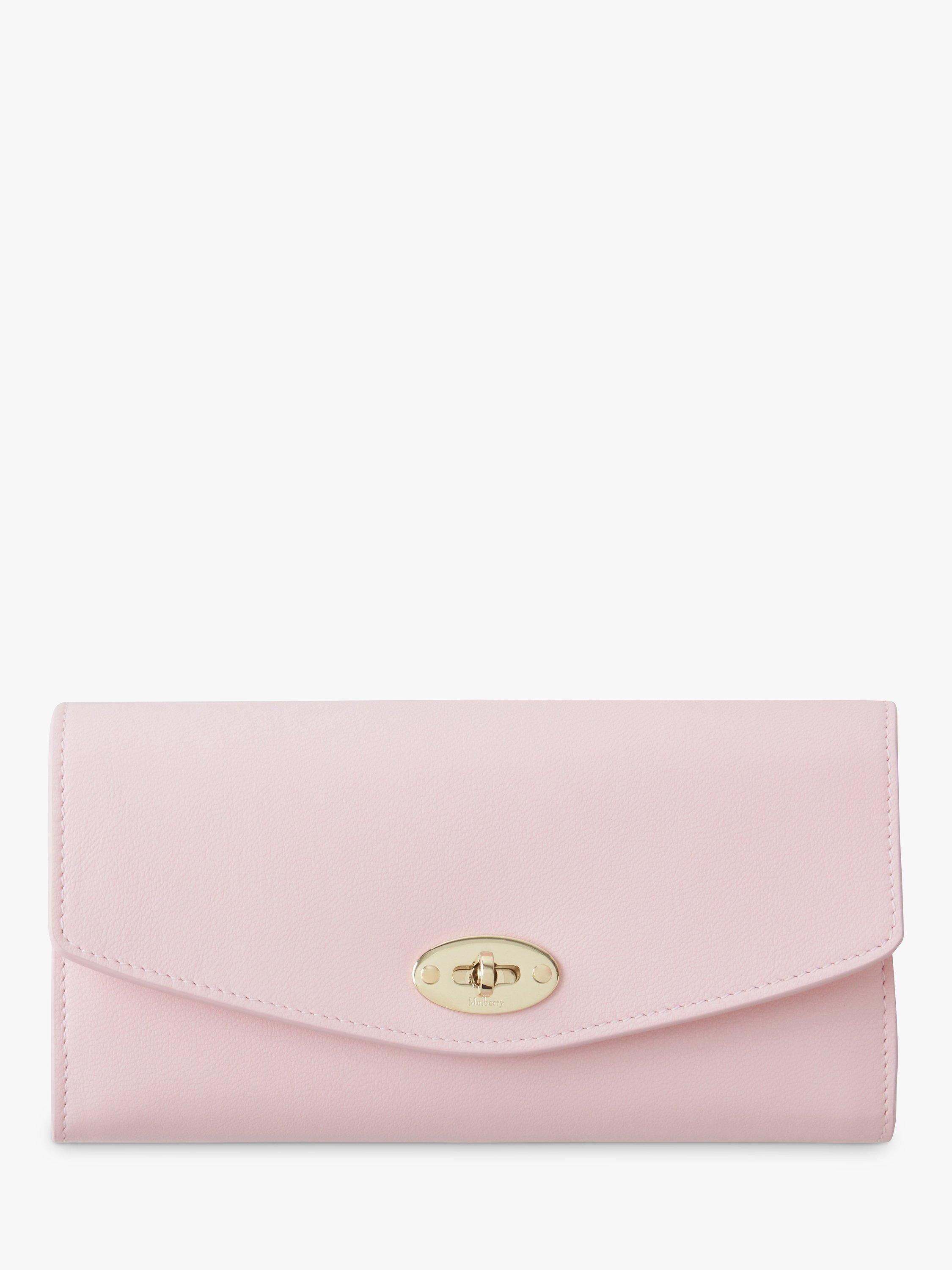 Mulberry Darley Wallet Micro Classic Grain, Powder Rose