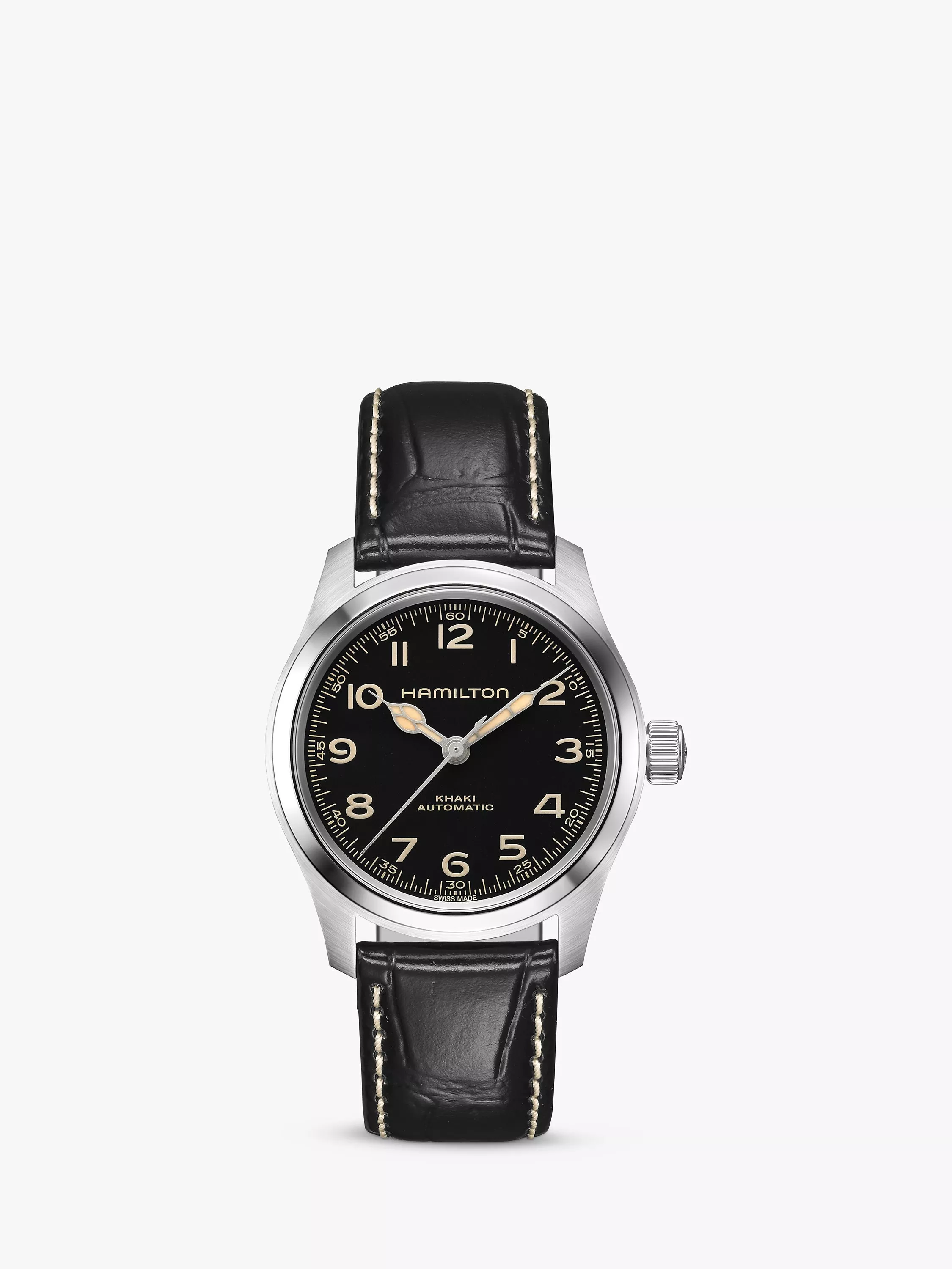 Hamilton khaki automatic black best sale