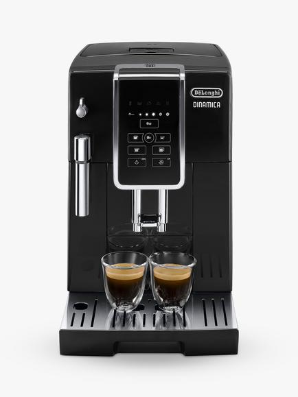 De'Longhi Dinamica ECAM350.15.B Bean to Cup Coffee Machine, Black - view 2, Black