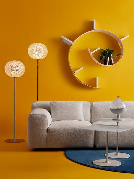 Kartell Planet Floor Lamp, Crystal - view 2, Crystal