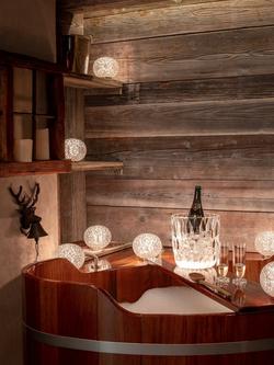 Kartell Mini Planet Table Lamp, Smoke - view 2, Crystal