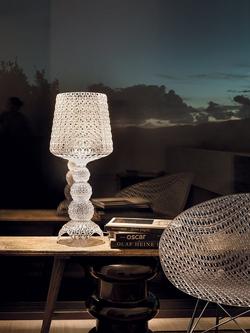 Kartell Mini Kabuki Table Lamp - view 2, Crystal