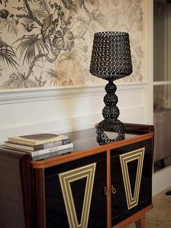 Kartell Mini Kabuki Table Lamp - view 2, Black