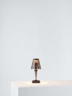 Kartell Battery Rechargeable Table Lamp, Smoke