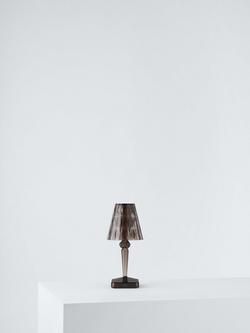 Kartell Battery Rechargeable Table Lamp - view 2, Smoke