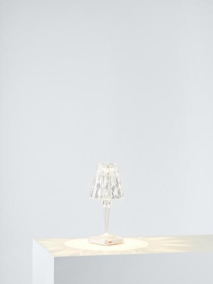 Kartell Battery Rechargeable Table Lamp, Crystal