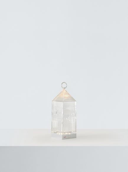 Kartell Rechargeable Lantern Table Lamp, Crystal
