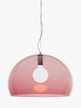 Kartell FL/Y Pendant Ceiling Light, Burgundy