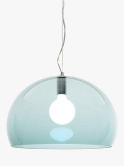Kartell FL/Y Pendant Ceiling Light, Petrol