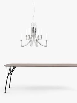 Kartell Khan 8 Arm Pendant Ceiling Light - view 2, Crystal