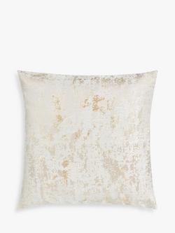 John Lewis Cala Cushion, Gold, Gold