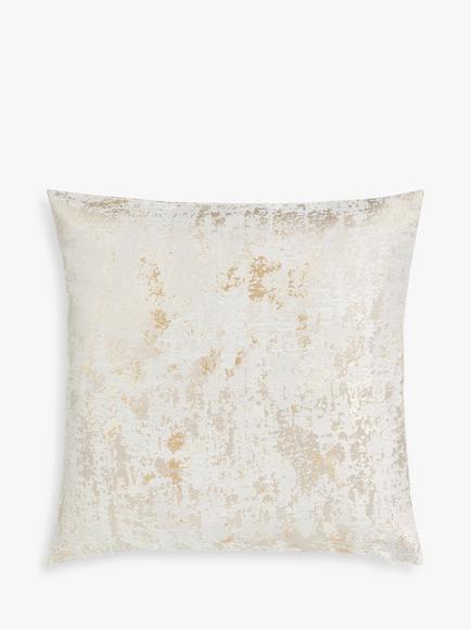 John Lewis Cala Cushion, Gold, Gold
