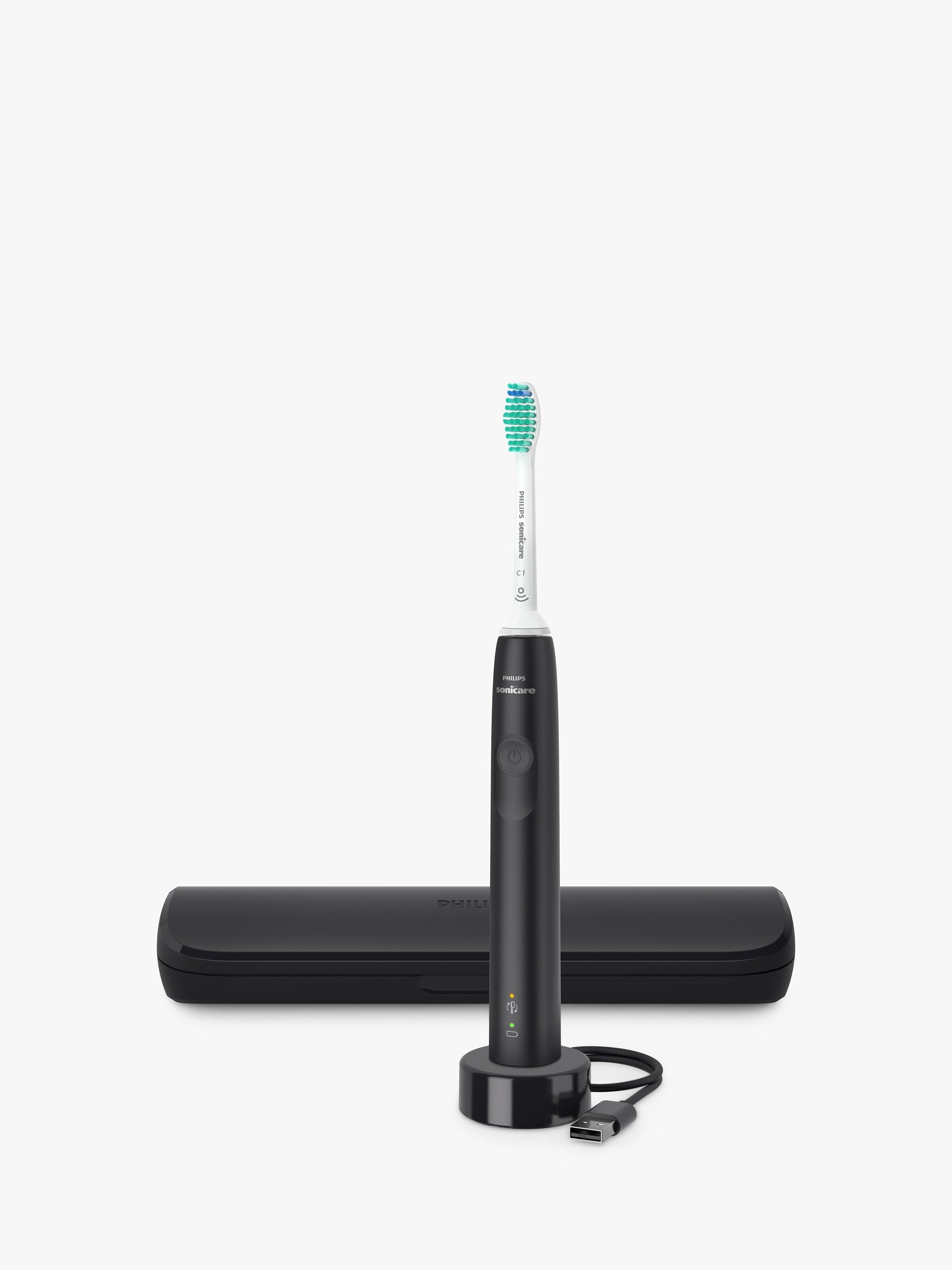 Philips Sonicare HX3673/14 Series 3100 Electric Toothbrush with Travel Case, Black