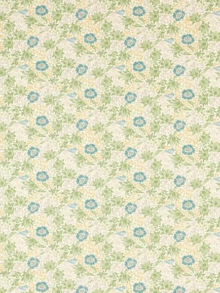 Clarke & Clarke Mallow Made to Measure Curtains or Roman Blind, Apple/Linen, Apple/Linen