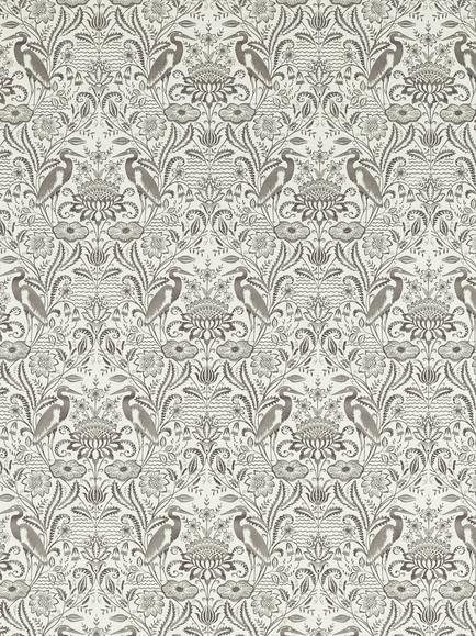 Clarke & Clarke Nakuru Furnishing Fabric, Charcoal/Linen