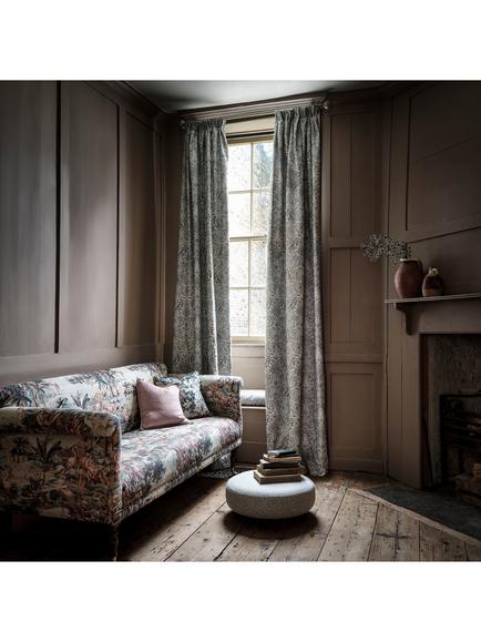 Clarke & Clarke Nakuru Furnishing Fabric - view 2, Charcoal/Linen