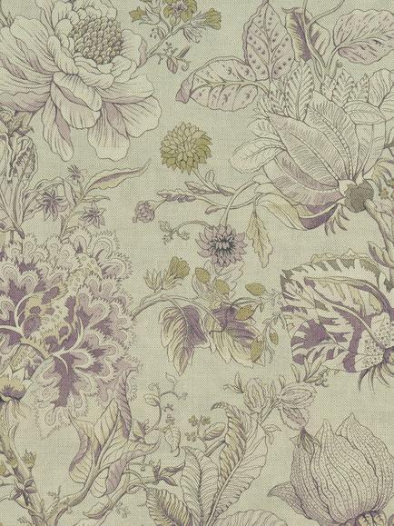 Clarke & Clarke Sissinghurst Furnishing Fabric, Heather/Olive