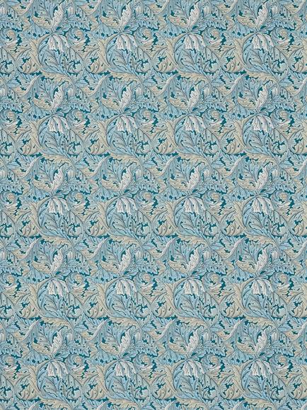 Clarke & Clarke Acanthus Made to Measure Curtains or Roman Blind, Denim, Denim