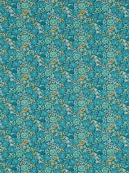 Clarke & Clarke Mallow Made to Measure Curtains or Roman Blind, Teal, Teal