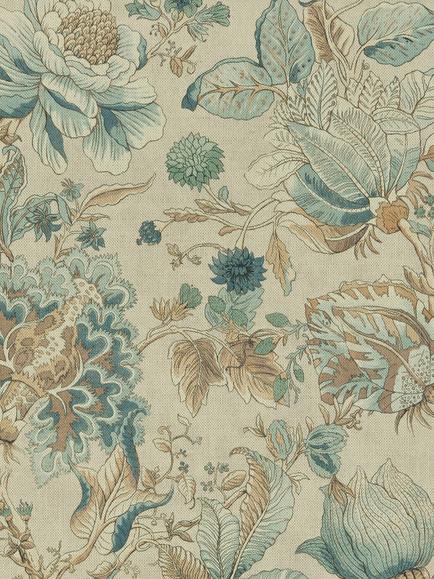 Clarke & Clarke Sissinghurst Made to Measure Curtains or Roman Blind, Eau de Nil, Eau De Nil