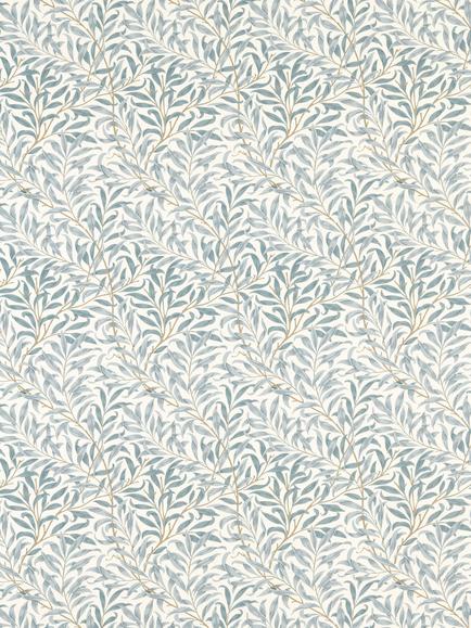 Clarke & Clarke Willow Boughs Made to Measure Curtains or Roman Blind, Mineral, Mineral