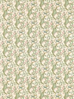 Clarke & Clarke Golden Lily Made to Measure Curtains or Roman Blind, Linen/Blush, Linen/Blush