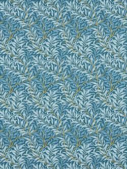 Clarke & Clarke Willow Boughs Made to Measure Curtains or Roman Blind, Denim, Denim
